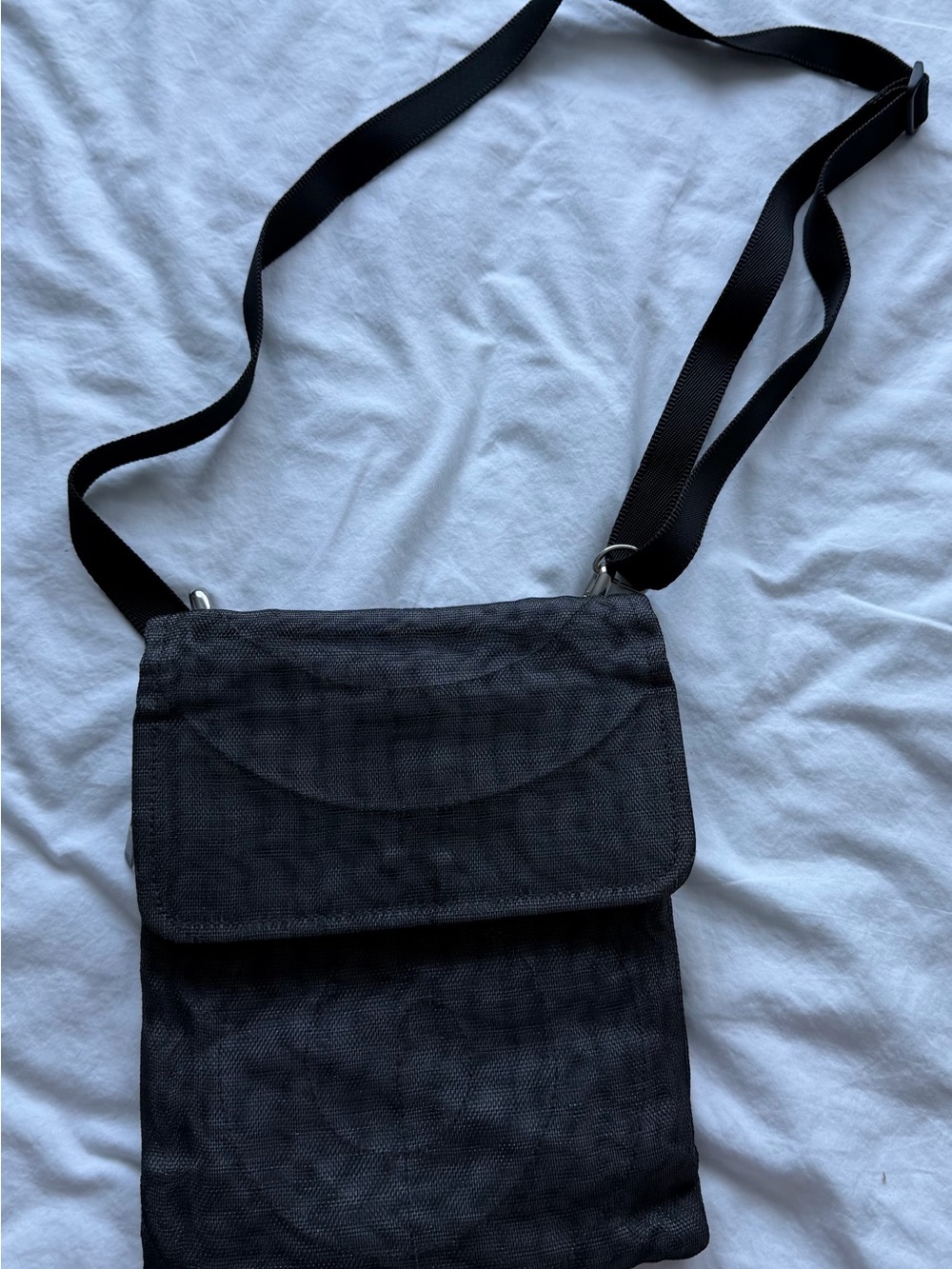 Everyday Black Crossbody Bag with Adjustable Strap